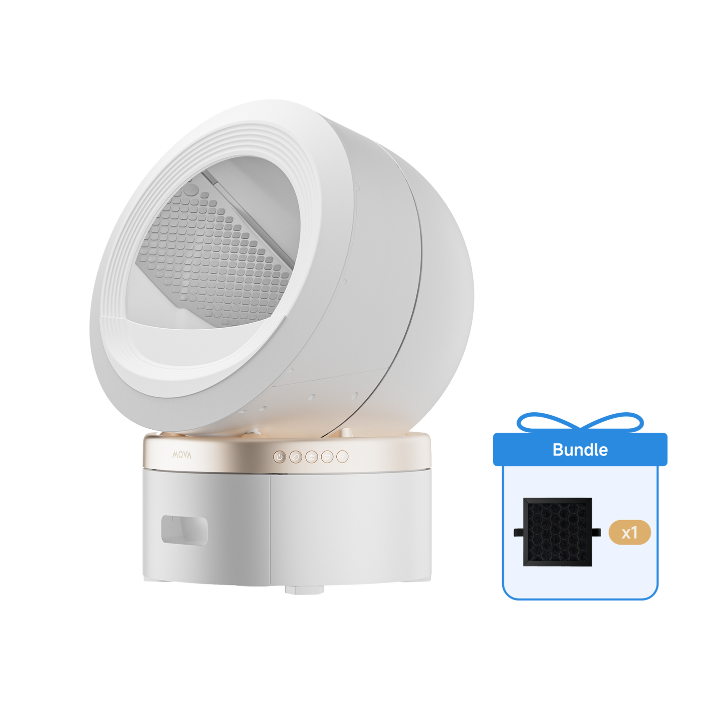 Lettiera per gatti intelligente MOVA MeowgicPod LR10 Prime + Filtro Aria Fresca