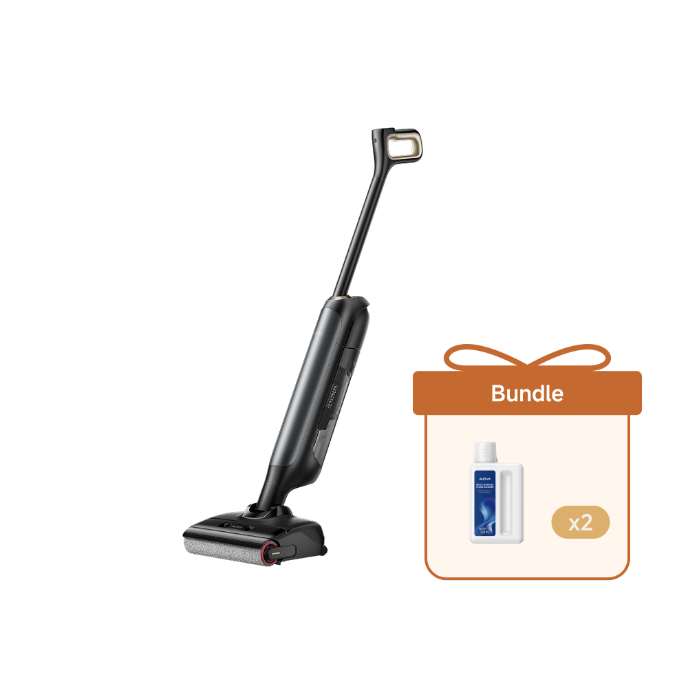 MOVA M10 Aspirapolvere lavapavimenti+Detergente da 500 ml