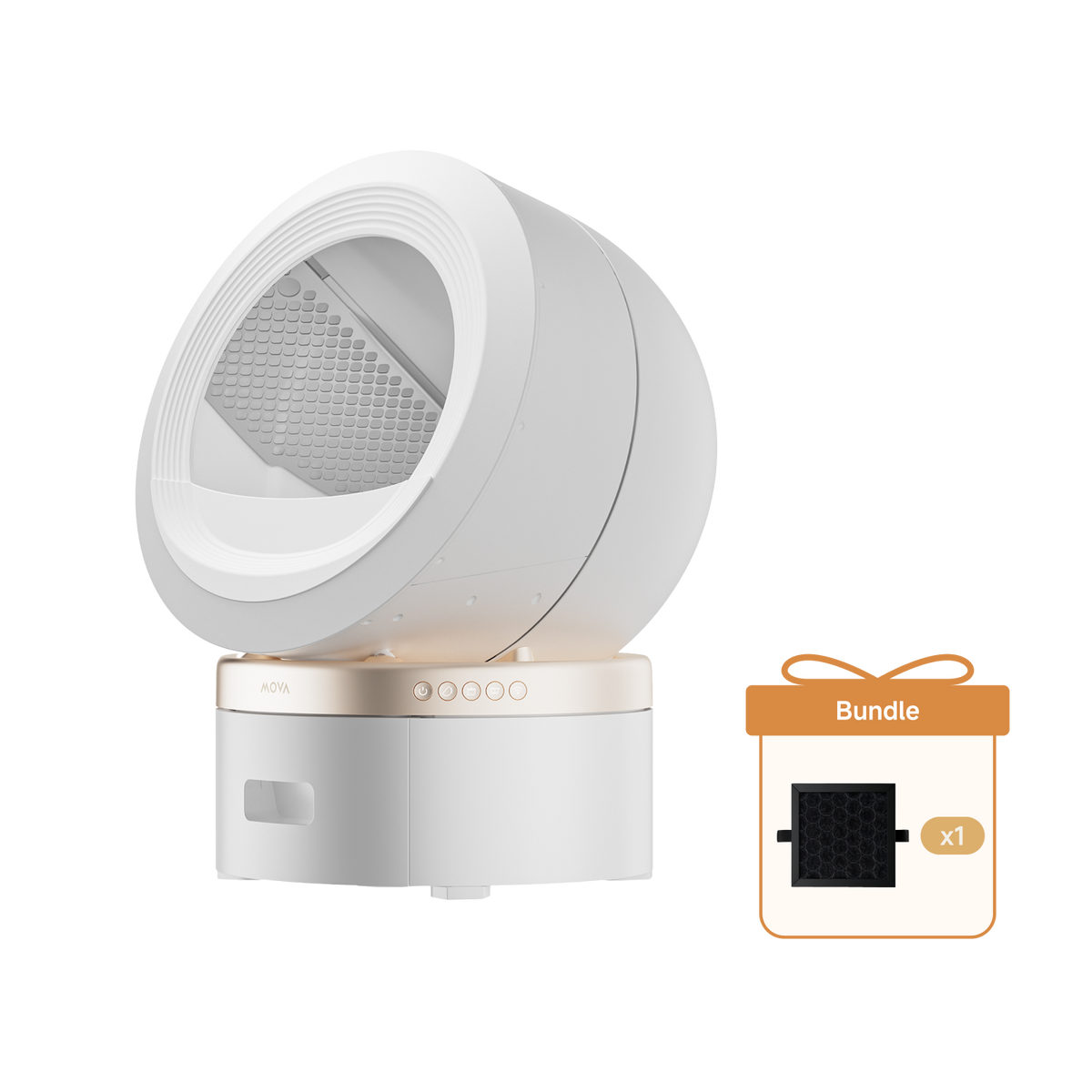 Lettiera per gatti intelligente MOVA MeowgicPod LR10 Prime + Filtro Aria Fresca