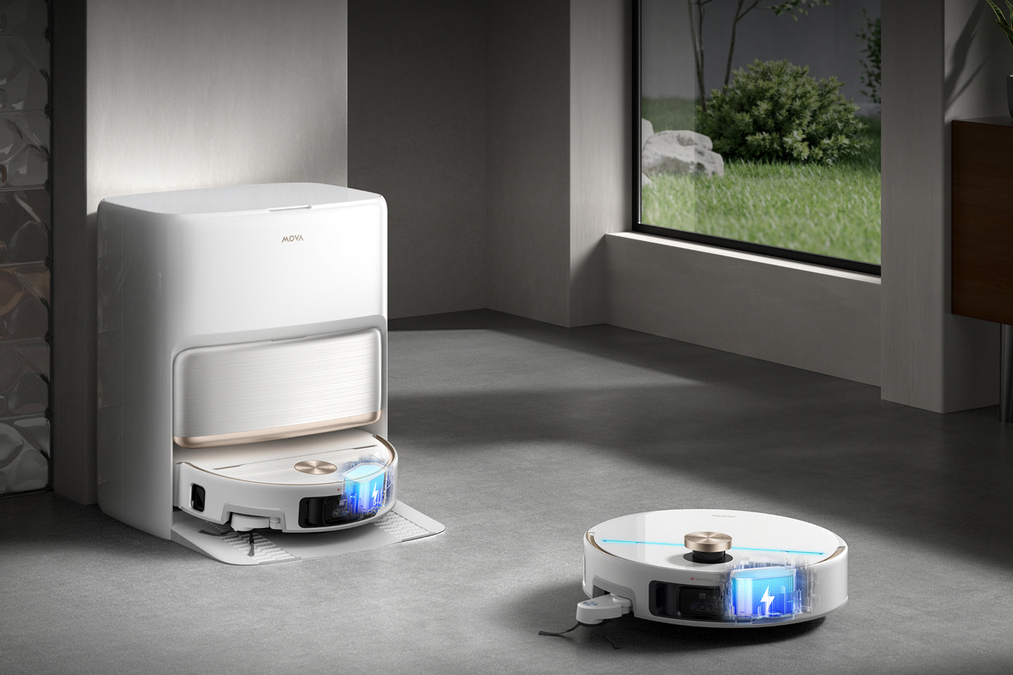 Ricarica rapida Smart-Protect e ripresa della pulizia - 