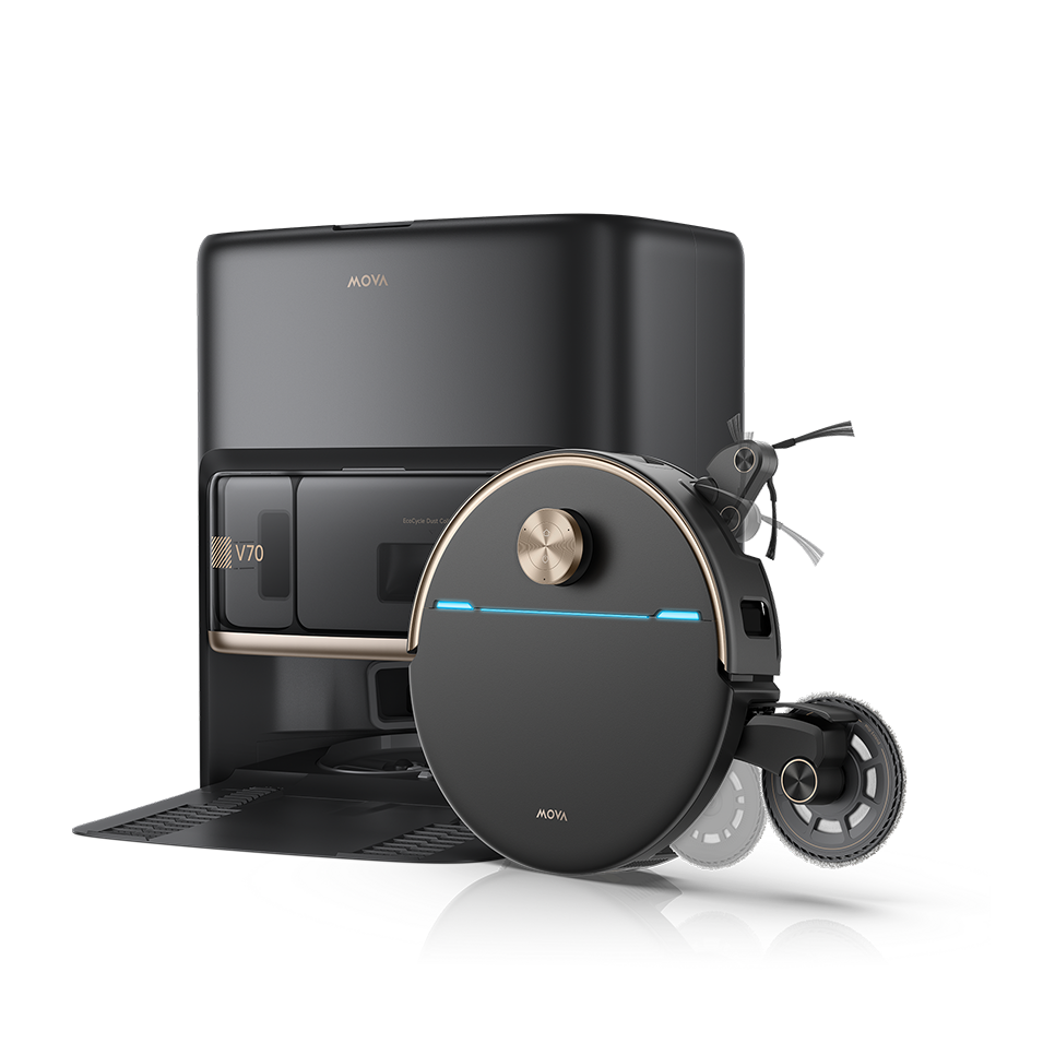 Robot aspirapolvere MOVA V70 Ultra Complete X Nero