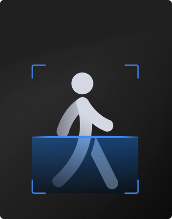 Rilevamento presenza umana - Invia foto istantanee quando viene rilevata la presenza umana.