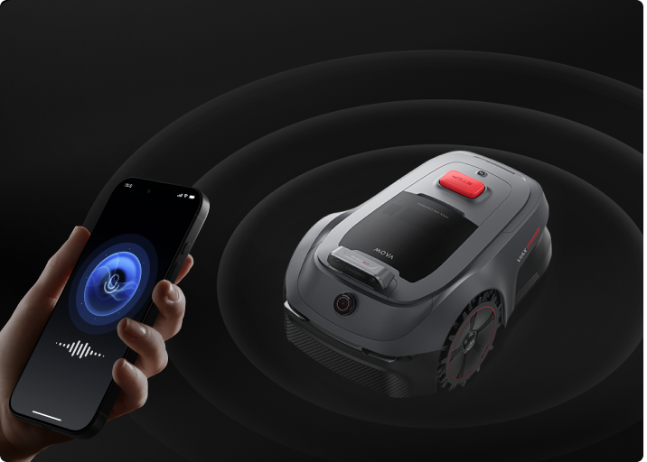 Audio in tempo reale - Parla attraverso il tagliaerba per scoraggiare gli estranei che si intrufolano nel tuo giardino.